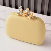 Dinner Bag Women Fashion Flower Buckle Handbag Wedding Bride Evening Bags Girls Cute Party Clutch Bag Shoulder Bags
