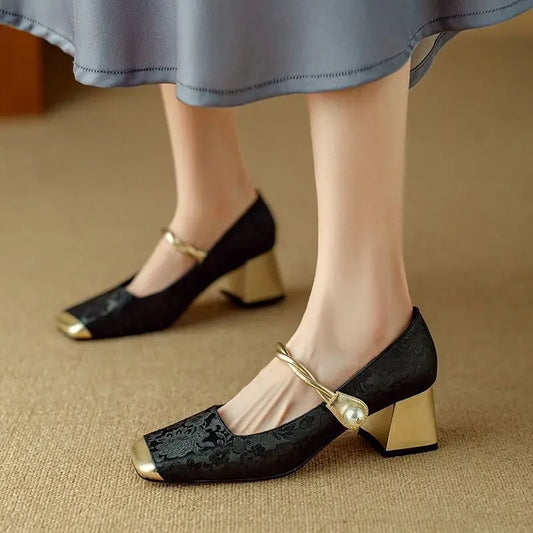 Sweet Mary Spring Flat Shoes Women's Footwear Midsole Soft Sole Comfortable Breathable Ladies Shoes
