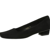 Women Fashion Style Quality Square Toe Low Heel Pumps Lady Prom Suede Shallow Mouth Thick High OL Single Shoes