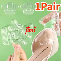 Heel Sticker Heel Protectors Sneaker Shrinking Size Insoles Anti-wear Feet Shoe Pads Adjust Size High Heel Cushion Inserts