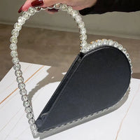 Mini Heart Shape Evening Bag Trendy Party Clutch Purse Women's Elegant Handbags For Party Prom