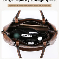 Fashionable Crocodile Pattern Tote Bag Women's Large Capacity Handbag High-End Feel Shoulder Bag Cross-Border New Model