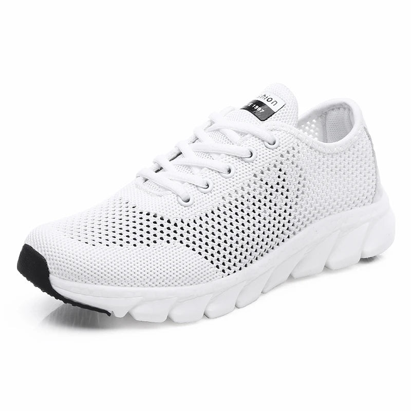 Cross-border large summer hollowed-out woven women's sports casual shoes light running shoes