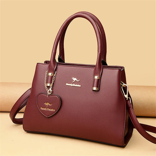 Soft Leather Luxury Handbags Women Bags Designer Shoulder Crossbody Bags for Women Casual Ladies Travel Bag Female Messenger Bag