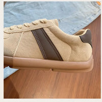 Fashion Trend Women's Casual Shoes College Style Wide Toe Soft Comfortable Flat Shoes Outdoor Casual Sports Shoes