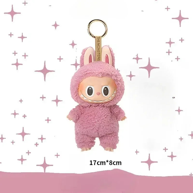 Labubu Spot Pop Mart Gift Rabb Vinyl Doll Keychain Blind Box Toys for Kids Birthday for Girlfriend Valentine Gift