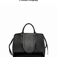 Fashionable Crocodile Pattern Tote Bag Women's Large Capacity Handbag High-End Feel Shoulder Bag Cross-Border New Model