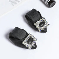 Flat Women Shoes Slip On Rhinestone Fashion Female Loafers Breathable Ballet Flats for Women