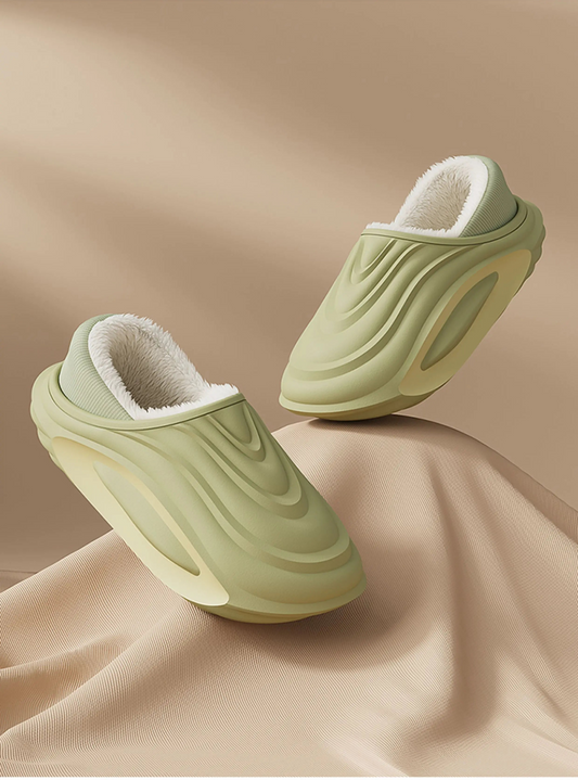 Shoes Ladies' Slippers Winter Footwear Platform Massage Flat Slides Cover Heel Shoes Winter Woman Slipper Platform Slides - Natalia Home Fashion