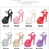 Summer New Fashion Black Slim High Heels Designer Elegant Fashion Luxury high heels High Quality Wholesale Dress Women's High Heel Sandals