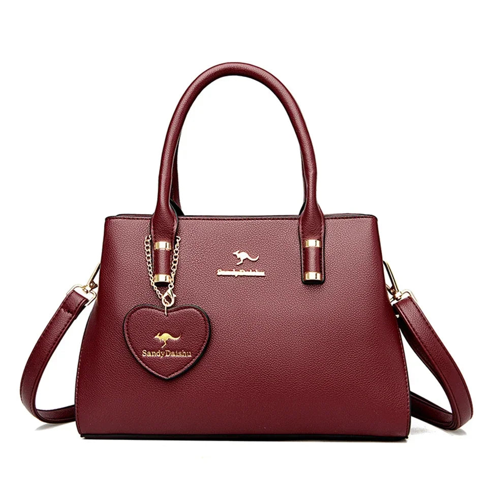 Soft Leather Luxury Handbags Women Bags Designer Shoulder Crossbody Bags for Women Casual Ladies Travel Bag Female Messenger Bag
