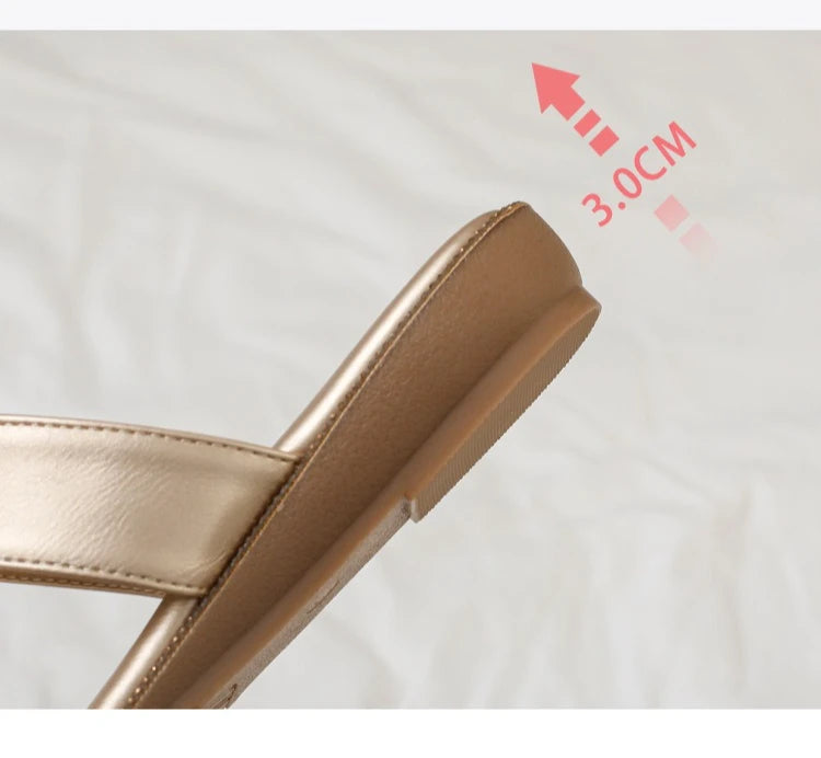 Women's Sandals Summer Slippers Casual Beach Footwear Water Diamond open Toe  Flats