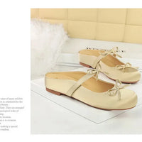 Ladies Slippers Bowknot Silks Satins Women Shoes Round Head Women Sandals Summer Shoes Women Slippers