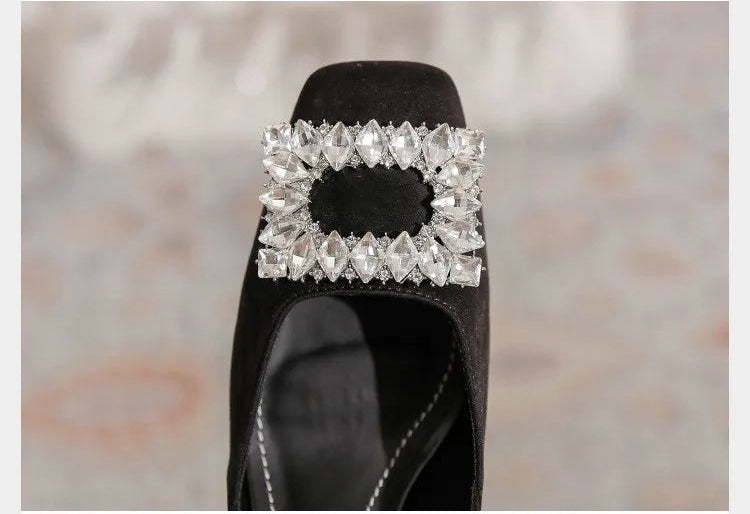 Women's High Heels Dress Shoes Trendy Fashion Elegant High Quality Formal Office Work Shoes Pumps Heeled Sandals for Women