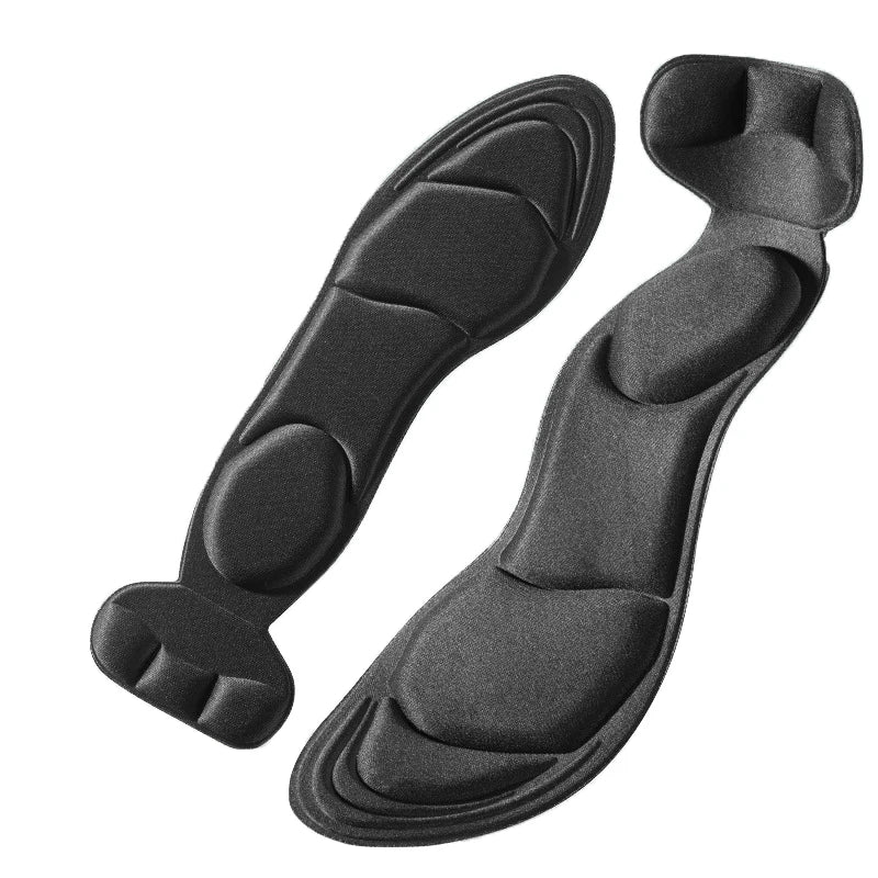 Memory Foam Insoles Women High-heel Shoes Insoles Anti-slip Cut able Insole Comfort Breathable Heel Protection Massage Shoe Pads