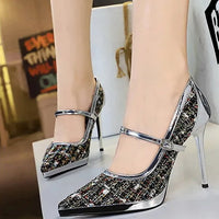 French Style Pointed Sexy High Heels for Women Thin Heels and Shallow Mouth Single Shoes