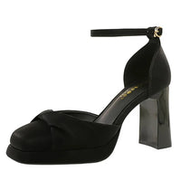 One-Strip Ultra-High Heel Sandals Platform Thick Heel Bow Women Shoes Square Toe Shallow Mouth Hollow Shoes