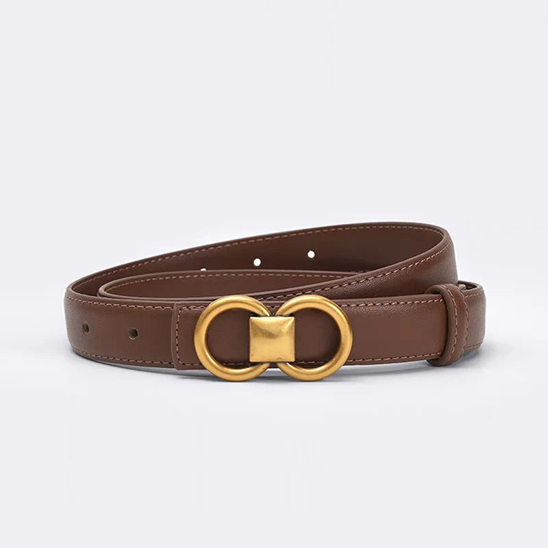 BEAUTODAY Belt Women Cow Leather Solid Color Symmetrical Buckle Waistband Jeans Dress 2024 Ladies Accessories Handmade 91102 Natalia Home Fashion    Natalia Home Fashion