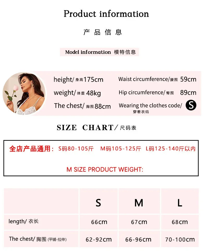 Nightgown Sleepwear Women's Clothing Home wear Suspenders Lace Sexy Comfortable Casual Embroidery Fashion Breathable Loose Fit