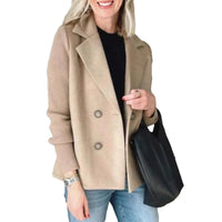 Solid Casual Loose Jacket Coats For Women Vintage Women's Jackets Overcoat Autumn Female Coat Outer wears Tops - Natalia Home Fashion
