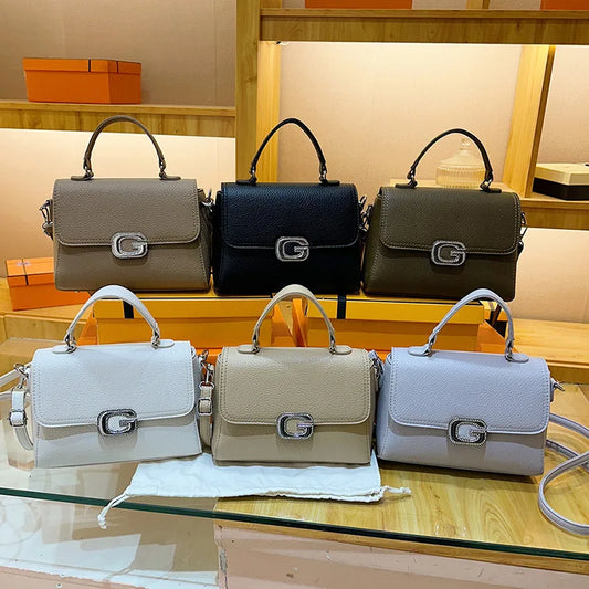 Women's Premium Minimalist Tote Bag - Stylish Shoulder/Crossbody Bag, Classic Large Capacity for Commuting