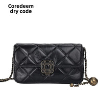 Chic Argyll Women's Crossbody Bag Trendy Autumn/Winter Vintage High-End Feel Versatile Small Square Bag