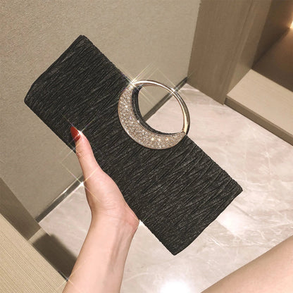 Original Design New High Quality Stylish Clutch Bag Sac A Mains Femme with Diamond Set Trend Party Handbags for Women Hot Sale Natalia Home Fashion    Natalia Home Fashion