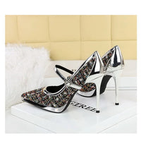 French Style Pointed Sexy High Heels for Women Thin Heels and Shallow Mouth Single Shoes