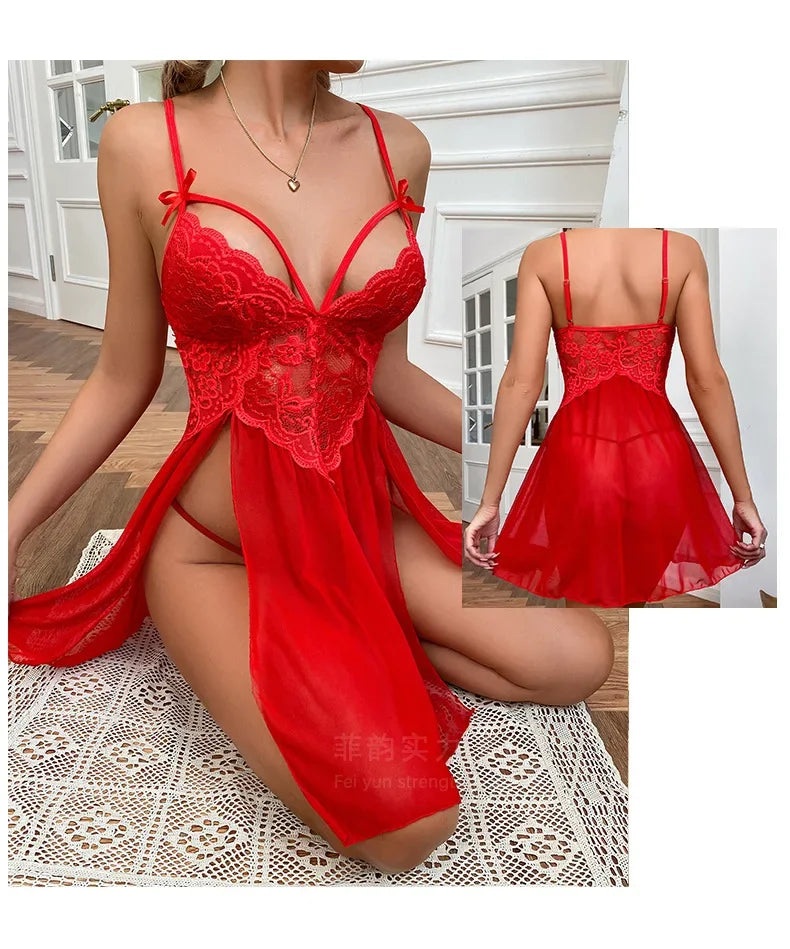 Nightgown Sleepwear Women's Clothing Home wear Suspenders Lace Sexy Comfortable Casual Embroidery Fashion Breathable Loose Fit