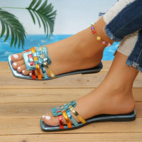 Women Summer Slides Women Flat Slippers Luxury Sandal Designer Shoes Ladies Outdoor Beach
