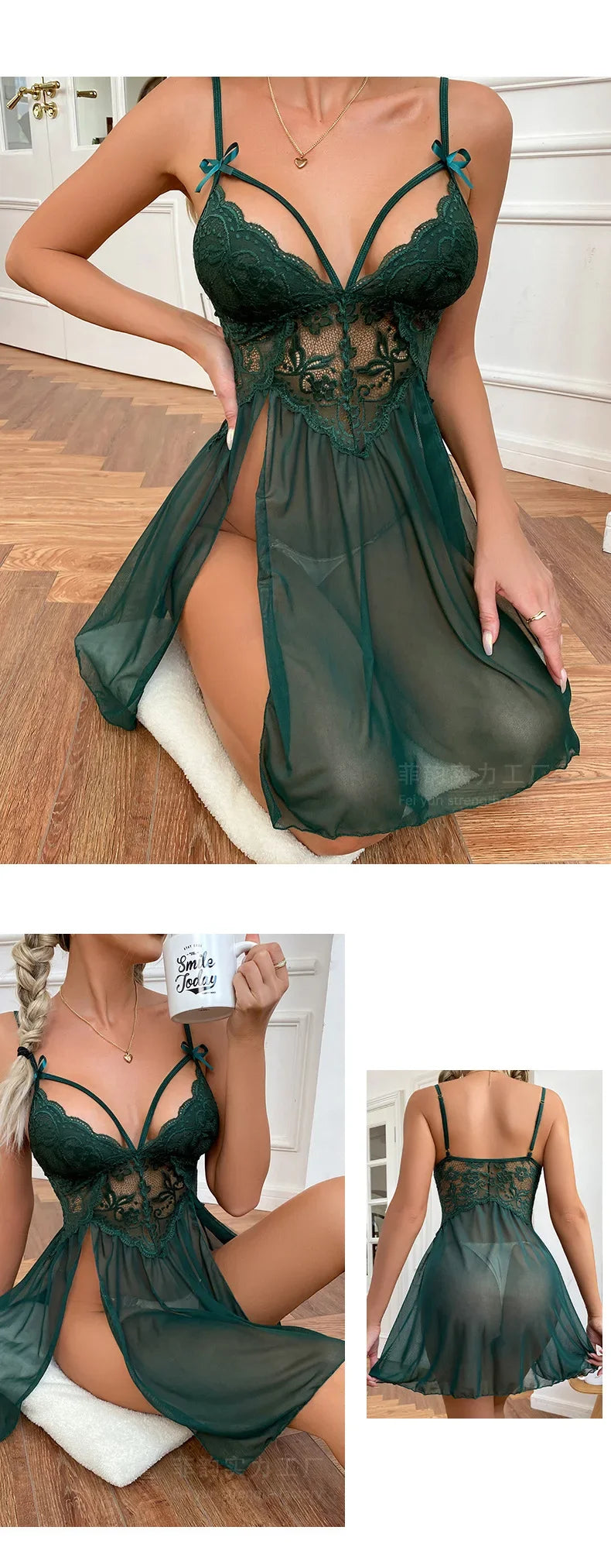 Nightgown Sleepwear Women's Clothing Home wear Suspenders Lace Sexy Comfortable Casual Embroidery Fashion Breathable Loose Fit
