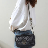 Chic Argyll Women's Crossbody Bag Trendy Autumn/Winter Vintage High-End Feel Versatile Small Square Bag