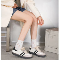 Women Tennis Sneakers Flats Ladies Fashion Lace-up Vulcanized Shoes Spring Autumn Woman Outdoor Trainers Footwear