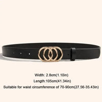 Waist Decoration Fashion Versatile Leather Stylish Belt Casual Luxury Design Slide Buckle Belt Simple Waistband For Women Girl Natalia Home Fashion    Natalia Home Fashion