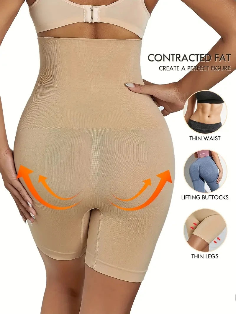 High Waist Shaping Boys short Panties, Tummy Control Butt Lifting Slim Shorts, Women's Underwear & Shapewear