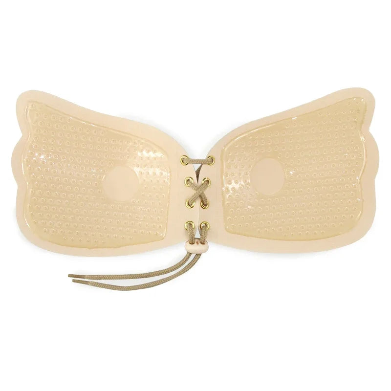 Seamless Self Adhesive Fly Bra Strapless Push Up Bra Wireless Stick On Sexy Lingerie Invisible Silicone Sexy bra For Women Girl