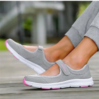 Fashion Women's Sneaker Comfortable Ladies Shoes Mesh Fabric Sneaker Women Platform Tennis Casual Sneaker Woman