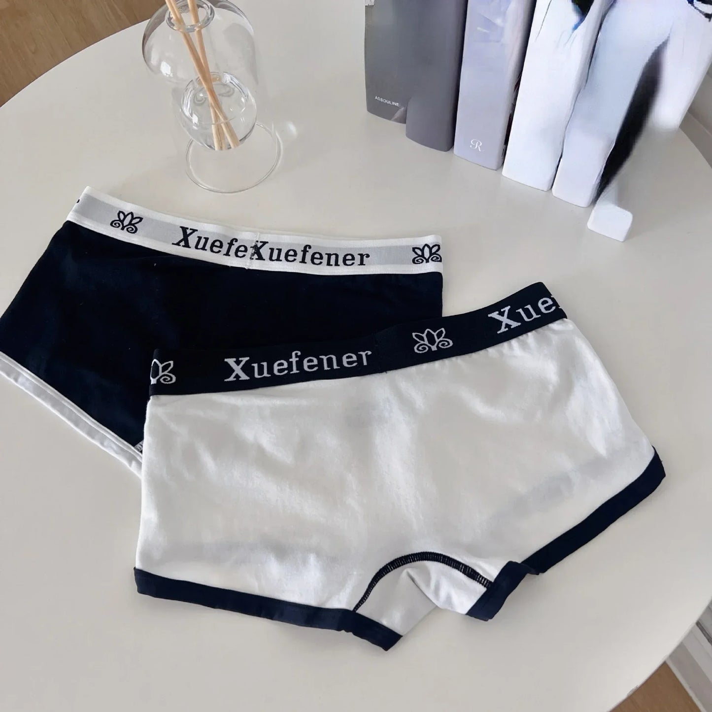 Pure Cotton Letter Print Underpants Sports Fitness Briefs Women's Underwear Cotton Comfortable Panties Hip-Up Female Lingerie