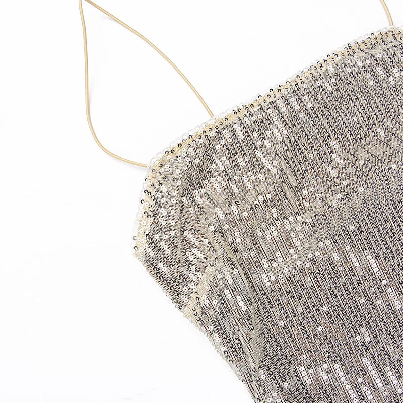 Strap Bead Glitter Dress for Women Hot Girl Sexy Long Dress Kaftan Style Summer Long Dress