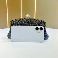 Women's Bags Women's Shiny Rhinestone Dinner Bags Can Be Matched With Dress Clutch Bags Fashion Temperament Elegant Clutch Bag