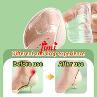 Heel Sticker Heel Protectors Sneaker Shrinking Size Insoles Anti-wear Feet Shoe Pads Adjust Size High Heel Cushion Inserts