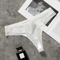 Women ruffles Underwear Invisible Seamless T Panties G-String Female Sexy Thongs Intimates Lingerie Ladies Briefs