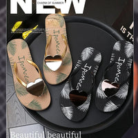 House Slipper Women Heart Love Cloud Sandals Summer Flip Flops Beach Slides Casual Home Shoes Platform Bathroom Flat Female