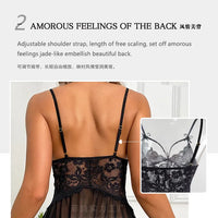 Nightgown Sleepwear Women's Clothing Home wear Suspenders Lace Sexy Comfortable Casual Embroidery Fashion Breathable Loose Fit