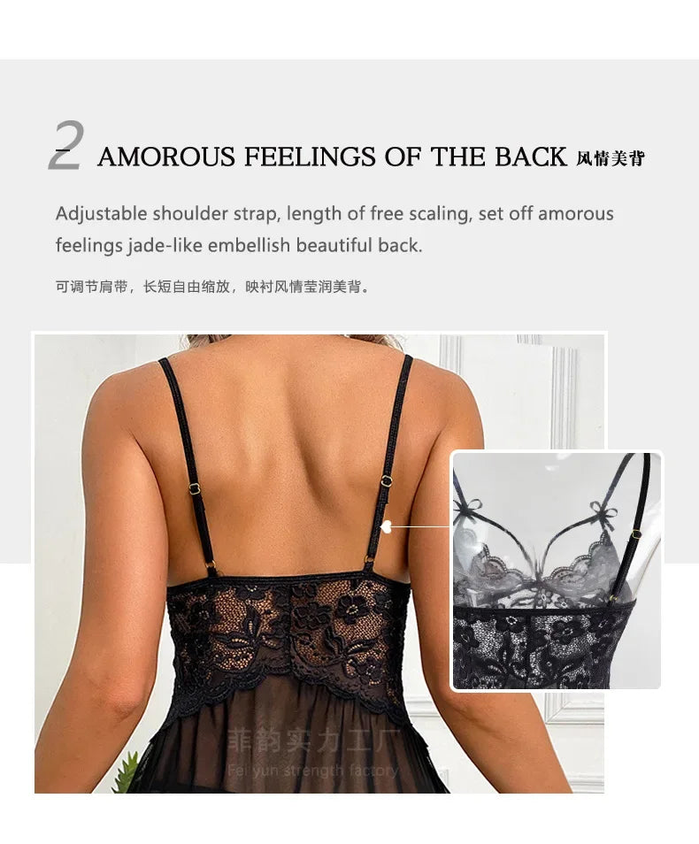 Nightgown Sleepwear Women's Clothing Home wear Suspenders Lace Sexy Comfortable Casual Embroidery Fashion Breathable Loose Fit