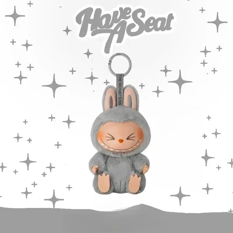 Labubu Spot Pop Mart Gift Rabb Vinyl Doll Keychain Blind Box Toys for Kids Birthday for Girlfriend Valentine Gift