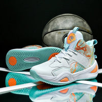 Professional Basketball Shoes Women Anti Slip Cushioning Wear Resistant Breathable Sneakers Outdoor Training Teen Athletic Shoes