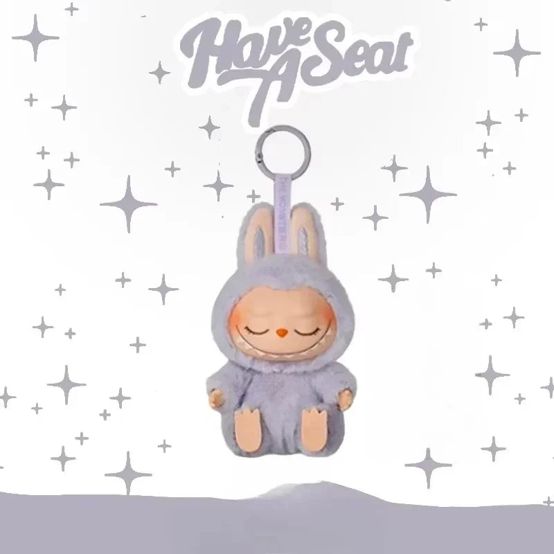 Labubu Spot Pop Mart Gift Rabb Vinyl Doll Keychain Blind Box Toys for Kids Birthday for Girlfriend Valentine Gift