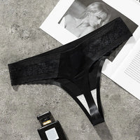 Women ruffles Underwear Invisible Seamless T Panties G-String Female Sexy Thongs Intimates Lingerie Ladies Briefs