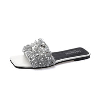 Women's Slippers Bling Rhinestone Women Slippers  Woman Fashion Sandals Open Toed Beach Shoes Women